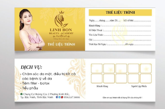 Voucher Spa – Gift Card Spa tại Bình Dương
