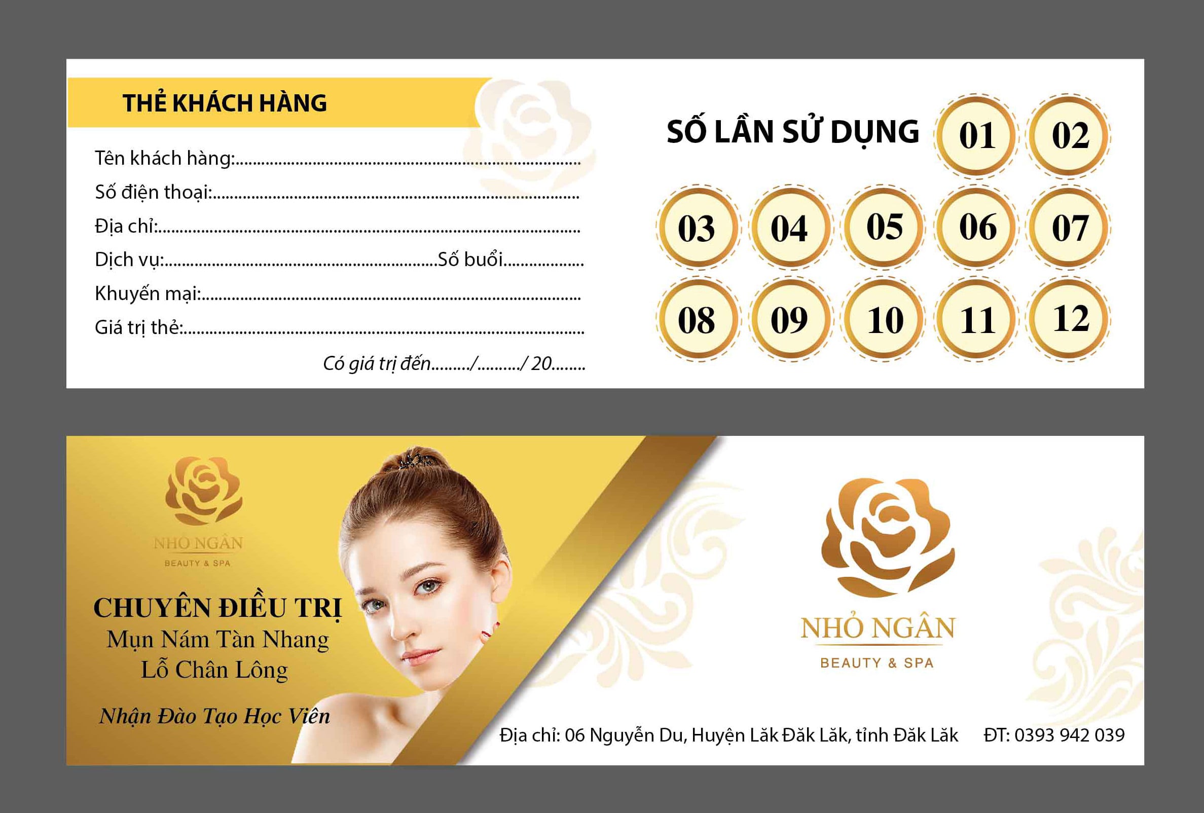 Voucher Spa – Gift Card Spa tại Bình Dương