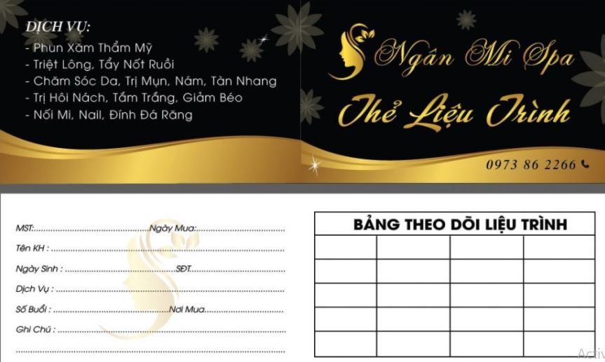 Voucher Spa – Gift Card Spa tại Bình Dương